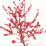 70cm Red Ilex Winterberry Branches · Red