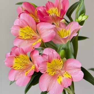 Rouge Pink Deep Carmine-Rose Alstroemeria · Pink & Blush
