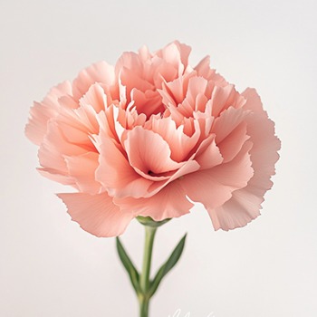 Cuban Love Soft Salmon-Peach Standard Carnation · Champagne, Peach & Apricot