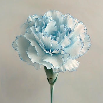 Macaron Tinted Morandi Dusty-Blue Carnation · Blue
