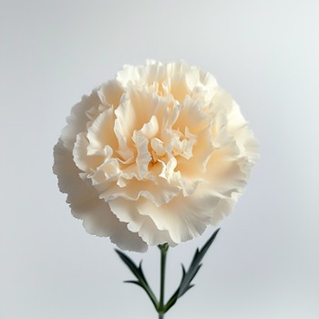 Snow White Purest Alabaster White Carnation · White & Cream