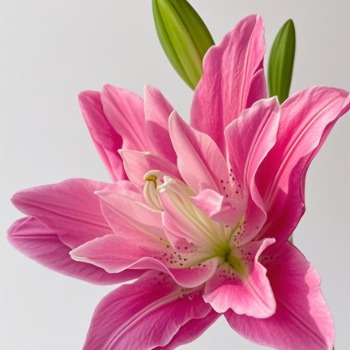 Purple Lotus Violet-Magenta Double Lily (3 buds/stem) · Purple & Lavender