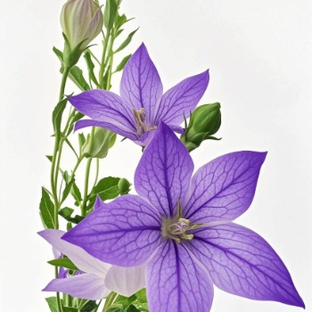 Purple Balloon Flower · Purple & Lavender