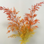Absorption-Dyed Sunset Orange Melaleuca Foliage · Orange & Coral